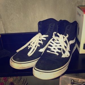 High top worn vans